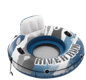 Intex River Run 1 - Inflatable Floating Water Tube with Quick Connects - River Lake Pool