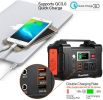 200W Portable Power Station, FlashFish 40800mAh Solar Generator with 110V AC Outlet/2 DC Ports/3 USB Ports, Backup Battery Pack Power Supply for CPAP