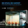 2-in-1 108"X48"X80"Grow Tent Reflective 600D Canvas Mylar Grow Tents House Room with Floor Tray
