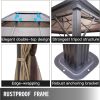 Hardtop Roof Gazebo 10' x 10' with Netting - Metal Aluminum Double Tier Roof-Gazebos for Patios, Backyard, Sunshade Gazebo