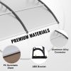VEVOR Window Door Awning Canopy 40" x 40", UPF 50+ Polycarbonate Entry Door Outdoor Window Awning Exterior, Front Door Overhang Awning for Sun Shutter