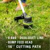 Greenworks Pro 80V Cordless Brushless String Trimmer + Leaf Blower Combo, 2Ah Battery and Charger Included STBA80L210