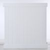 2 pcs x Privacy Fence Panels 6ft.H x 6ft.W White Vinyl Fence set of 2 Pcs