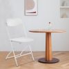 10 Pack White Plastic Folding Chair, Indoor Outdoor Portable Stackable Commercial Seat with Steel Frame 260lb. Capacity for Events Office Wedding Part