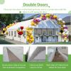 20x40FT Party Tent Heavy Duty, Large Wedding Event Shelters with 3 Carry Bags & Removable Sidewalls, Outdoor Canopy Gazebo Commercial Tents for Partie