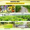 VEVOR Weed Barrier, 5.8oz Landscape Fabric, 4ft x 300ft Cover Mat Heavy Duty Woven Grass Control Geotextile for Garden, Patio, Black
