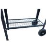 Aveyas Mobile Metal Raised Garden Bed Cart with Legs, Elevated Tall Planter Box with Wheels for Outdoor Indoors House Patio Backyard Vegetables Tomato