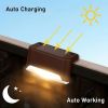 16PCS solar outdoor light, spring camping outdoor light, outdoor LED step light, solar charging, suitable for balconies, terraces, stairs, fences