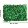 Artificial Boxwood Panel 12pcs Boxwood Hedge Wall Panels Artificial Grass Backdrop Wall 24X16 4cm Green Grass Wall, Fake Hedge for Decor Privacy Fence