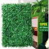 Artificial Boxwood Panel 12pcs Boxwood Hedge Wall Panels Artificial Grass Backdrop Wall 24X16 4cm Green Grass Wall, Fake Hedge for Decor Privacy Fence
